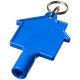 Clé utilitaire Maximilian en forme de maison avec porte-clés, Couleur : Bleu