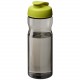 Bouteille de sport H2O Active® Eco Base de 650 ml avec couvercle à bec verseur, Couleur : Citron Vert / Charbon