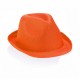 Chapeau Publicitaire couleur avec Bandeau Haut 3,5 cm, Couleur : Orange
