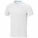 T-shirt Borax à manches courtes et en cool fit recyclé GRS pour homme, Couleur : Blanc, Taille : XS