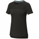 T-shirt Borax à manches courtes et en cool fit recyclé GRS pour femme, Couleur : Noir, Taille : XS