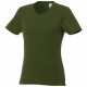 T-shirt femme manches courtes Heros, Couleur : Vert Militaire, Taille : XS