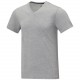 T-shirt Somoto manches courtes col V homme, Couleur : Gris, Taille : XS