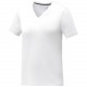 T-shirt Somoto manches courtes col V femme, Couleur : Blanc, Taille : XS