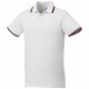 Polo tipping manches courtes homme Fairfield, Couleur : Blanc / Marine / Rouge, Taille : 3XL