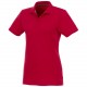 Polo manches courtes femme Helios, Couleur : Rouge, Taille : XS