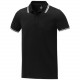 Polo tipping Amarago manches courtes homme, Couleur : Noir, Taille : XS