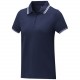 Polo Amarago tipping manches courtes femme, Couleur : Marine, Taille : XS