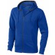 Sweater capuche full zip Arora, Couleur : Bleu, Taille : XS