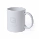 Mug avec votre logo + Personnalisation Prénom Nom, Couleur : Blanc