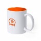Mug avec votre logo + Personnalisation Prénom Nom, Couleur : Orange