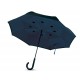 Parapluie fermeture réversible , Couleur : Bleu