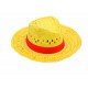 Chapeau de paille publicitaire Panama SPLASH, Couleur : Jaune