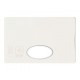 Protège carte anti-RFID personnalisable, Couleur : Blanc