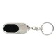 Porte-clés métal + insert plastique en boite individuelle, Couleur : Noir