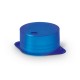 Couvre-verre anti-drogue anti-intrusion couvercle souple en silicone, Couleur : Bleu, Option price set : 