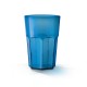 Gobelet publicitaire réutilisable Tritan 40 cl, Couleur : Bleu Transparent