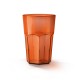 Gobelet publicitaire réutilisable Tritan 40 cl, Couleur : Orange Transparent