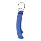 Porte-clés décapsuleur aluminium 80mm, Couleur : Bleu Foncé