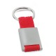 Porte-clés rectangulaire , Couleur : Rouge