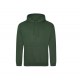 Sweat-Shirt Capuche College Hoodie, Couleur : Bottle Green, Taille : XS