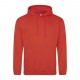 Sweat-Shirt Capuche College Hoodie, Couleur : Sunset Orange, Taille : XS