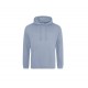 Sweat-Shirt Capuche College Hoodie, Couleur : Dusty Blue, Taille : XXL