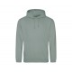 Sweat-Shirt Capuche College Hoodie, Couleur : Dusty Green, Taille : XS