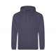 Sweat-Shirt Capuche College Hoodie, Couleur : Shark Grey, Taille : XS