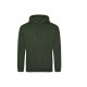 Sweat-Shirt Capuche College Hoodie, Couleur : Forest Green, Taille : XS