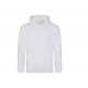 Sweat-Shirt Capuche College Hoodie, Couleur : Ash, Taille : XS