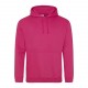 Sweat-Shirt Capuche College Hoodie, Couleur : Hot Pink, Taille : XS
