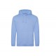 Sweat-Shirt Capuche College Hoodie, Couleur : Cornflower Blue, Taille : XS