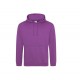 Sweat-Shirt Capuche College Hoodie, Couleur : Magenta Magic, Taille : XS