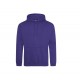 Sweat-Shirt Capuche College Hoodie, Couleur : Ultra violet, Taille : XS