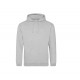 Sweat-Shirt Capuche College Hoodie, Couleur : Heather Grey, Taille : XS