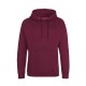 Sweat-Shirt Capuche College Hoodie, Couleur : Burgundy Smoke, Taille : XS