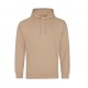 Sweat-Shirt Capuche College Hoodie, Couleur : Nude, Taille : XS