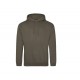 Sweat-Shirt Capuche College Hoodie, Couleur : Olive Green, Taille : XS