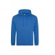 Sweat-Shirt Capuche College Hoodie, Couleur : Saphire Blue, Taille : XS