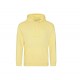 Sweat-Shirt Capuche College Hoodie, Couleur : Sherbet Lemon, Taille : XS