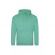 Sweat-Shirt Capuche College Hoodie, Couleur : Spring Green, Taille : XS