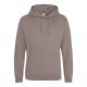 Sweat-Shirt Capuche College Hoodie, Couleur : Mocha Brown, Taille : XS