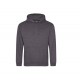 Sweat-Shirt Capuche College Hoodie, Couleur : Charcoal, Taille : M