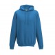 Sweat-Shirt Capuche College Hoodie, Couleur : Tropical Blue, Taille : XS