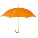 Parapluie avec poignée en bois, Couleur : Orange