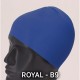 Bonnet de Natation en Latex, Couleur : Royal - B9