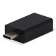 Adaptateur USB-C vers USB-A, Couleur : Noir