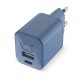 Mini Chargeur Fresh'n Rebel USB-C + A / 30W, Couleur : Dive Blue