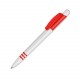 Stylo Tropic opaque, Couleur : Blanc / Rouge